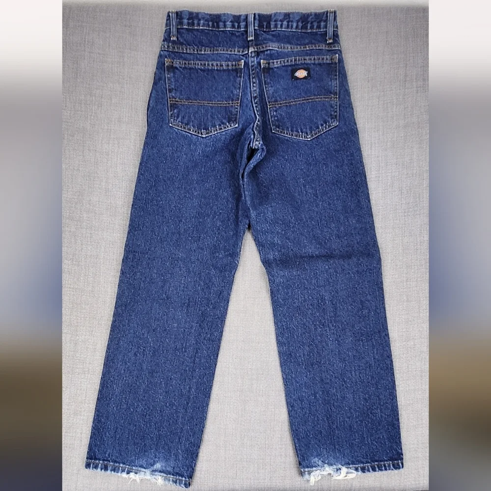 Dickies Straight Leg 100% Cotton Medium Wash Denim Jeans. Size 30×30 - Picture 4 of 5